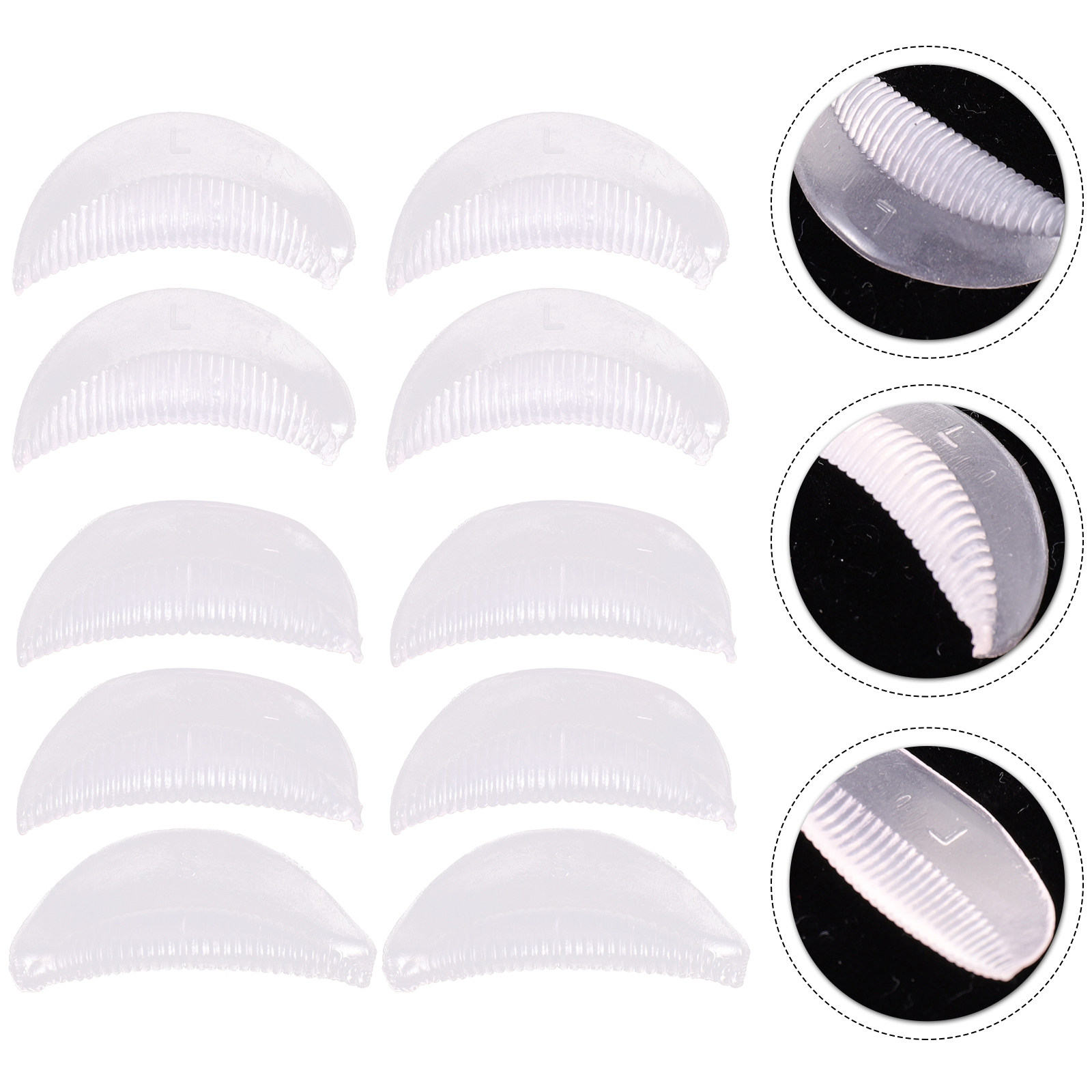 Eyelash Extension Is Safe - 10 par silikonowych podkładek do liftingu
