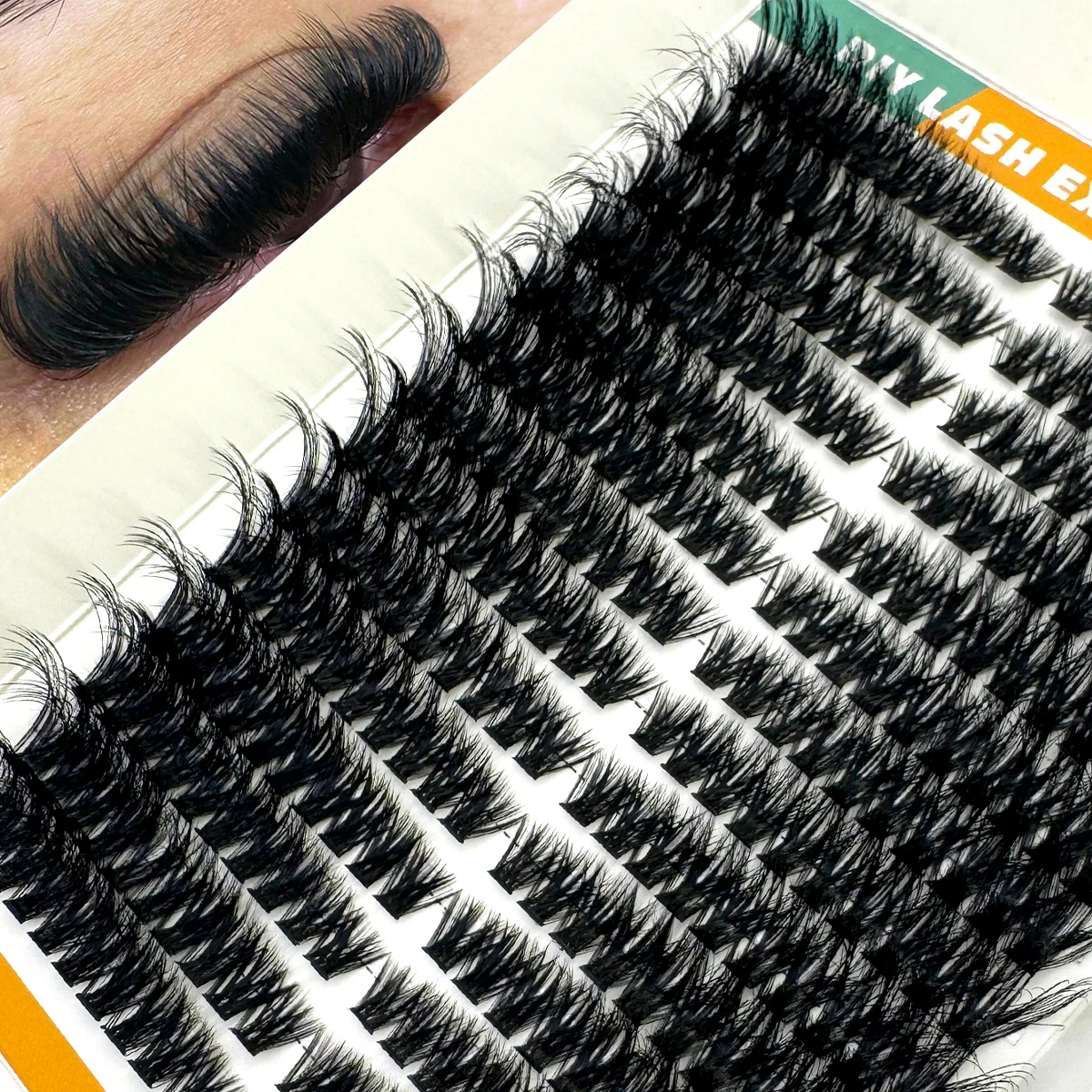 Eyelash Extension Volume Cat Eye - AMSDCN 80D Puszyste Kępki Rzęs Grube
