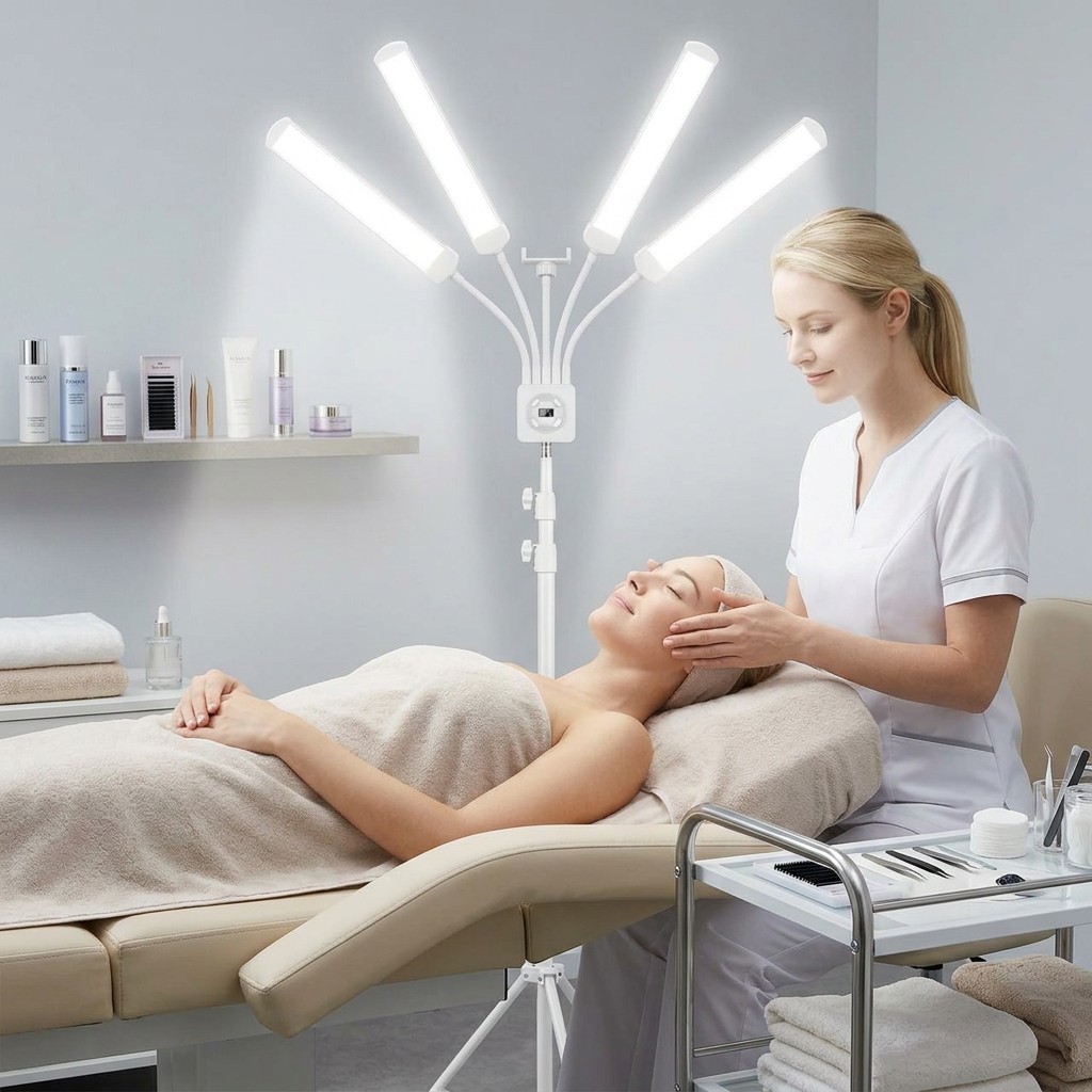 Video Eyelash Extension - Lampa do przedłużania rzęs 65W, 4-ramienna