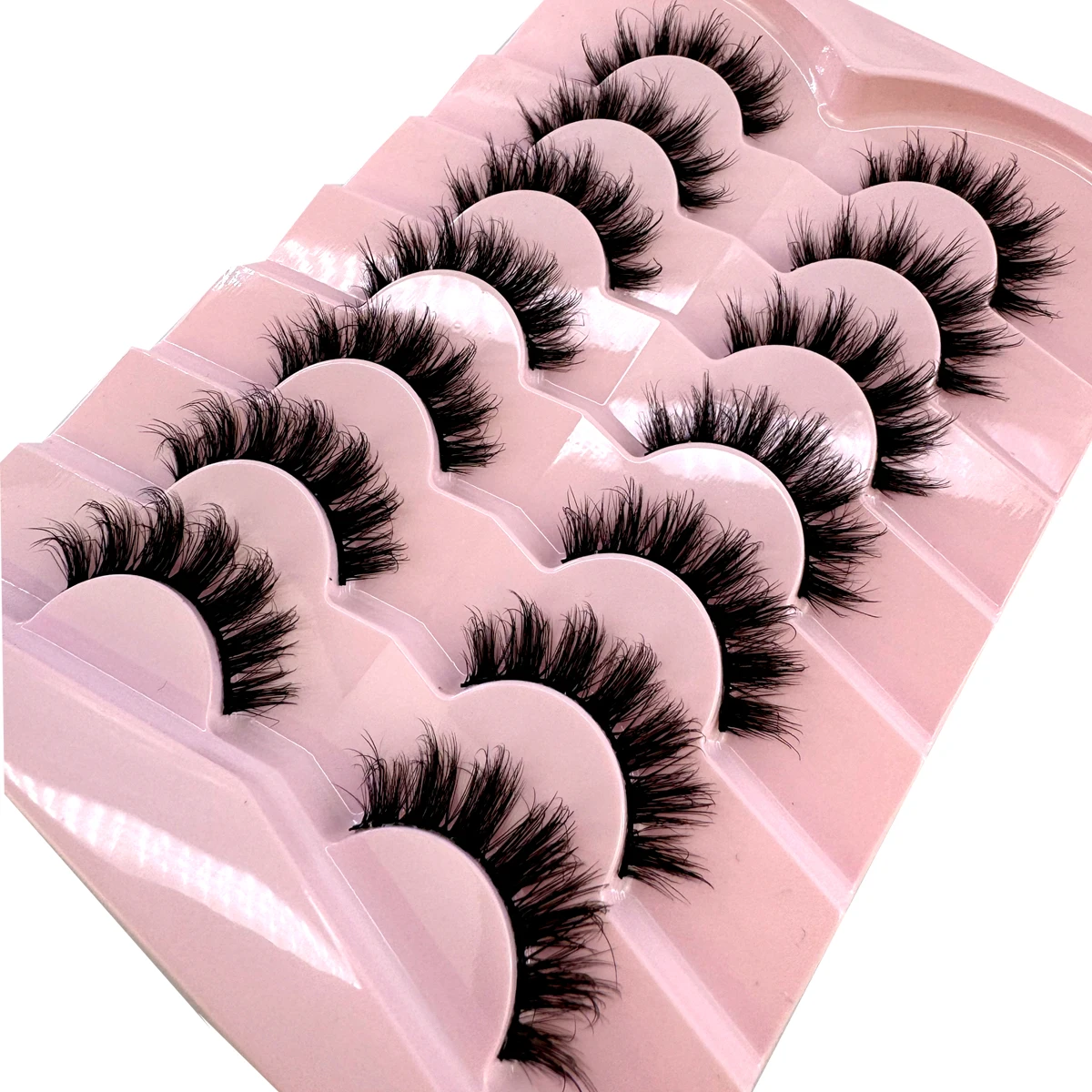 Eyelash Extension Volume Cat Eye - AMSDCN 7 Par Puszystych Sztucznych Rzęs