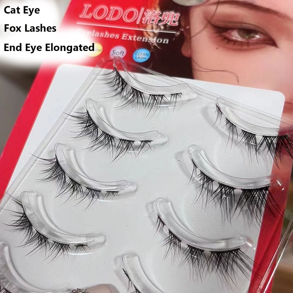 Eyelash Extension Volume Cat Eye - 5Pairs 3D Mink kocie oko rzęsy