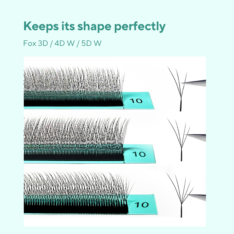 DIYDAY Foxy W-Shaped 3D 4D 5D  – Eyelash Extension Volume Cat Eye recenzja i cena