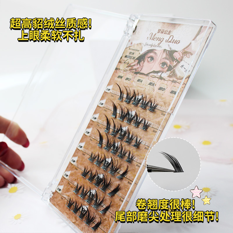 Nowy kocie oko rzęsy z norek 3 – Eyelash Extension Volume Cat Eye recenzja i cena