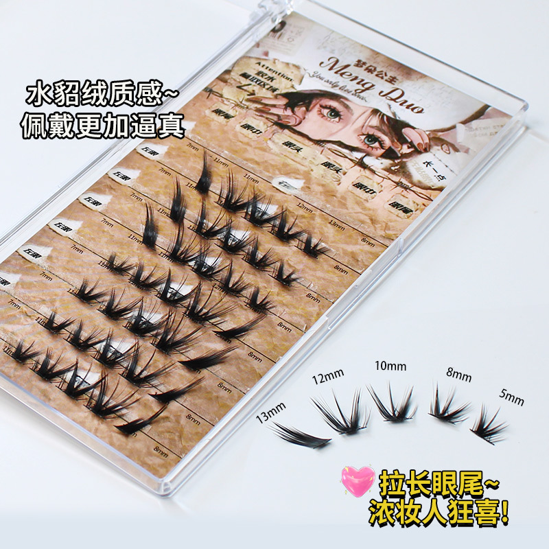 Nowy kocie oko rzęsy z norek 3 – Eyelash Extension Volume Cat Eye recenzja i cena