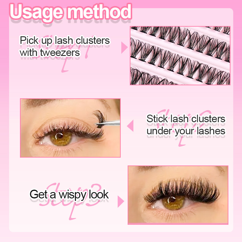 Rzęsy pojedyncze, kępki rzęs 8 – Eyelash Extension Natural recenzja i cena