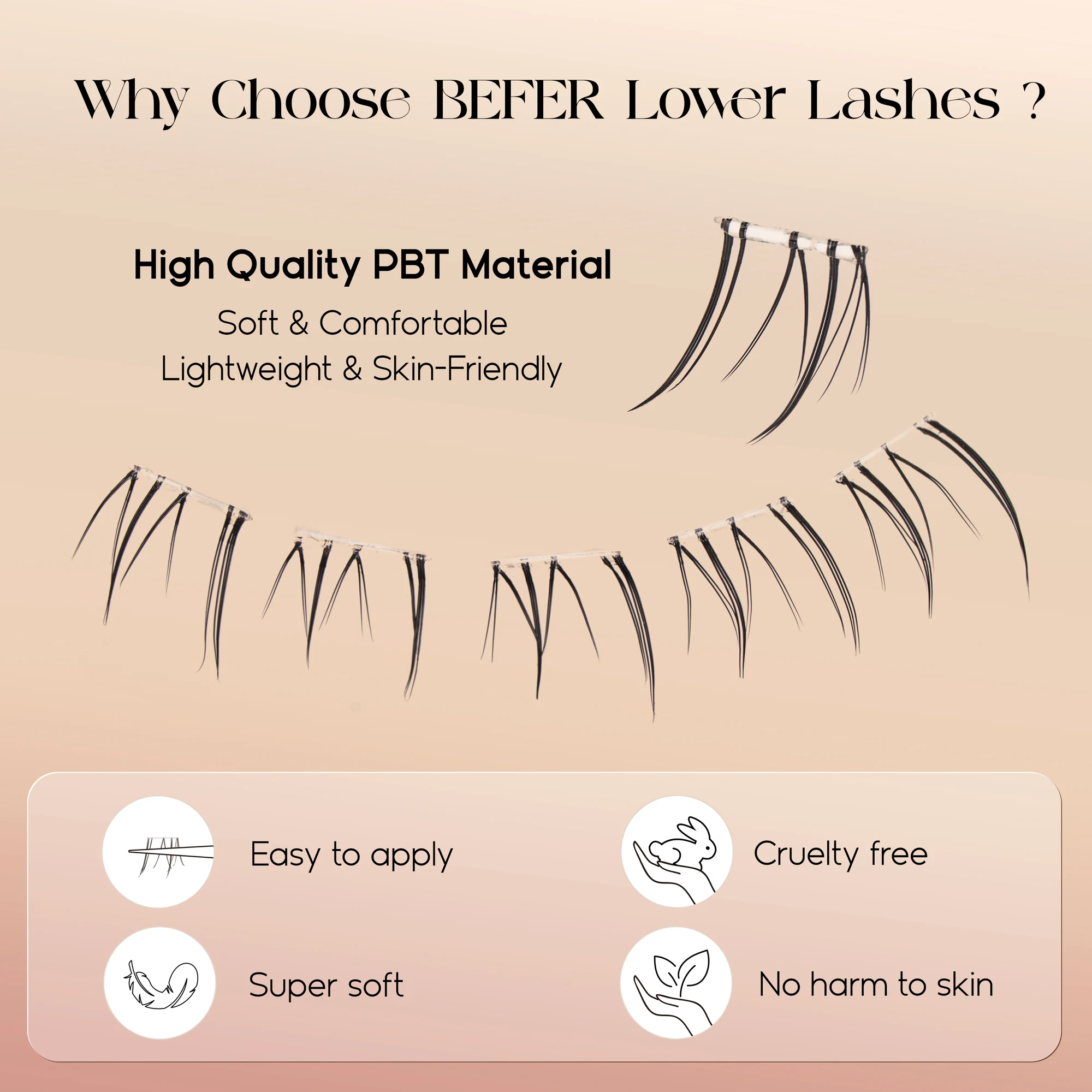 Befer Bez Kleju Dolne Rzęsy Na – Eyelash Extension Natural recenzja i cena