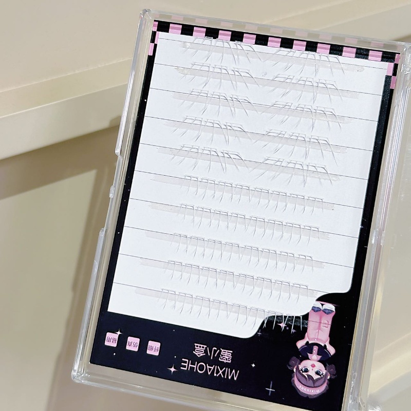 Sztuczne rzęsy Mixiaohe White  – Eyelash Extension Natural recenzja i cena