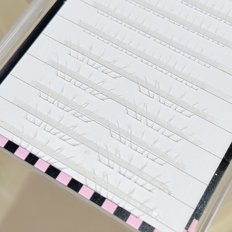 Sztuczne rzęsy Mixiaohe White  – Eyelash Extension Natural recenzja i cena