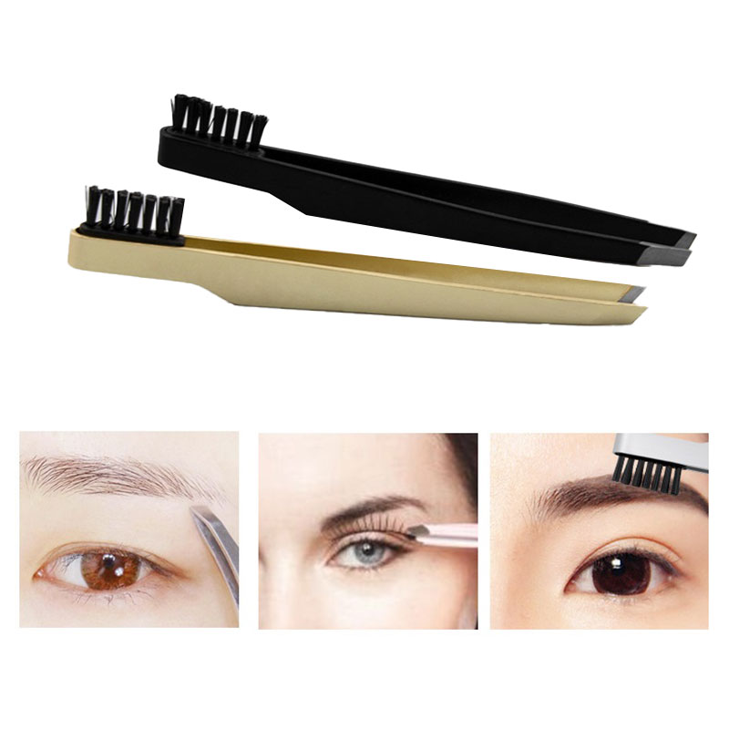1PC pęseta do brwi ze stali ni – Eyelash Extension For No Eyelid recenzja i cena
