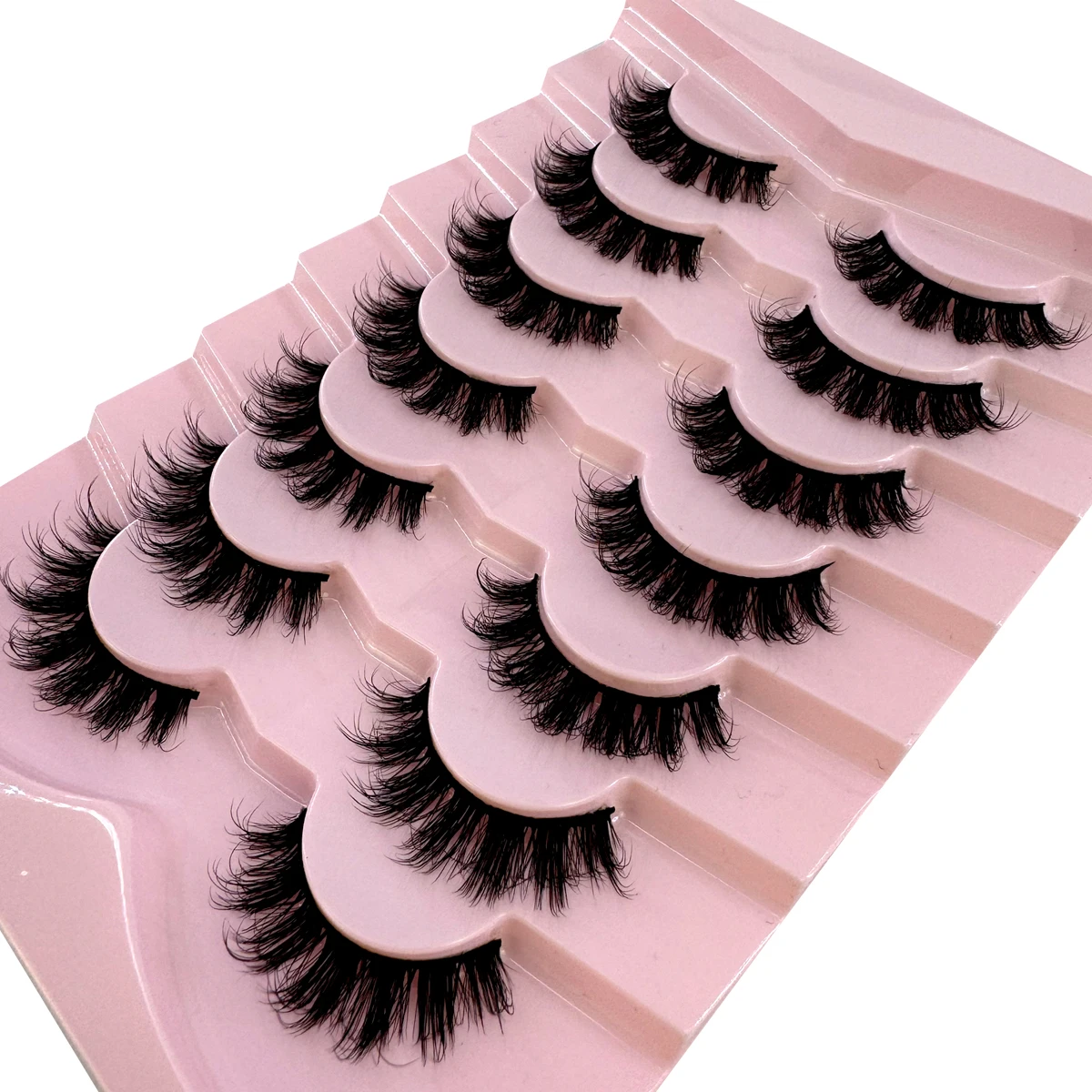 AMSDCN 7 Par Puszystych Sztucz – Eyelash Extension Volume Cat Eye recenzja i cena
