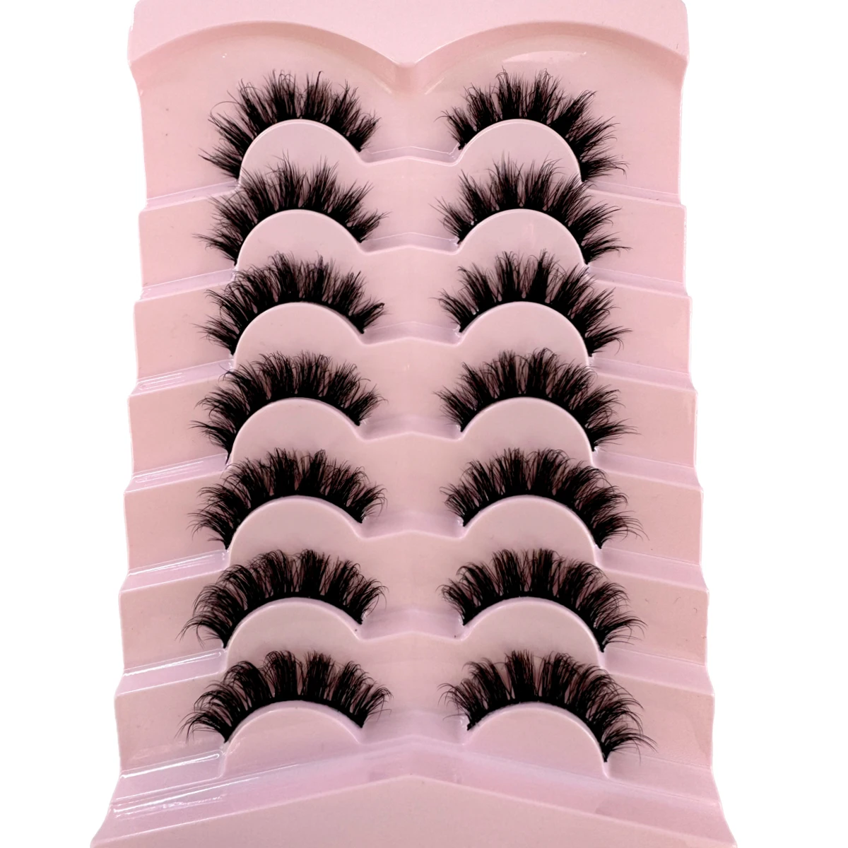 AMSDCN 7 Par Puszystych Sztucz – Eyelash Extension Volume Cat Eye recenzja i cena