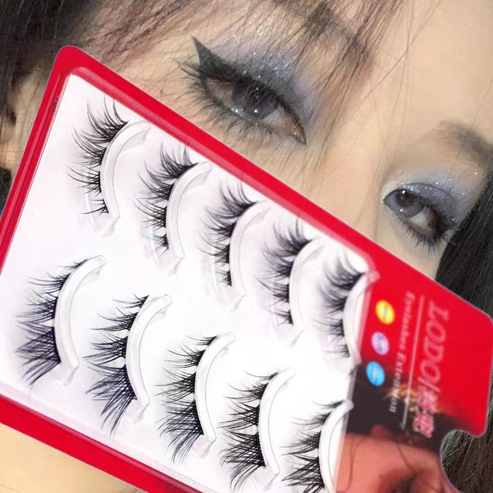 5Pairs 3D Mink kocie oko rzęsy – Eyelash Extension Volume Cat Eye recenzja i cena