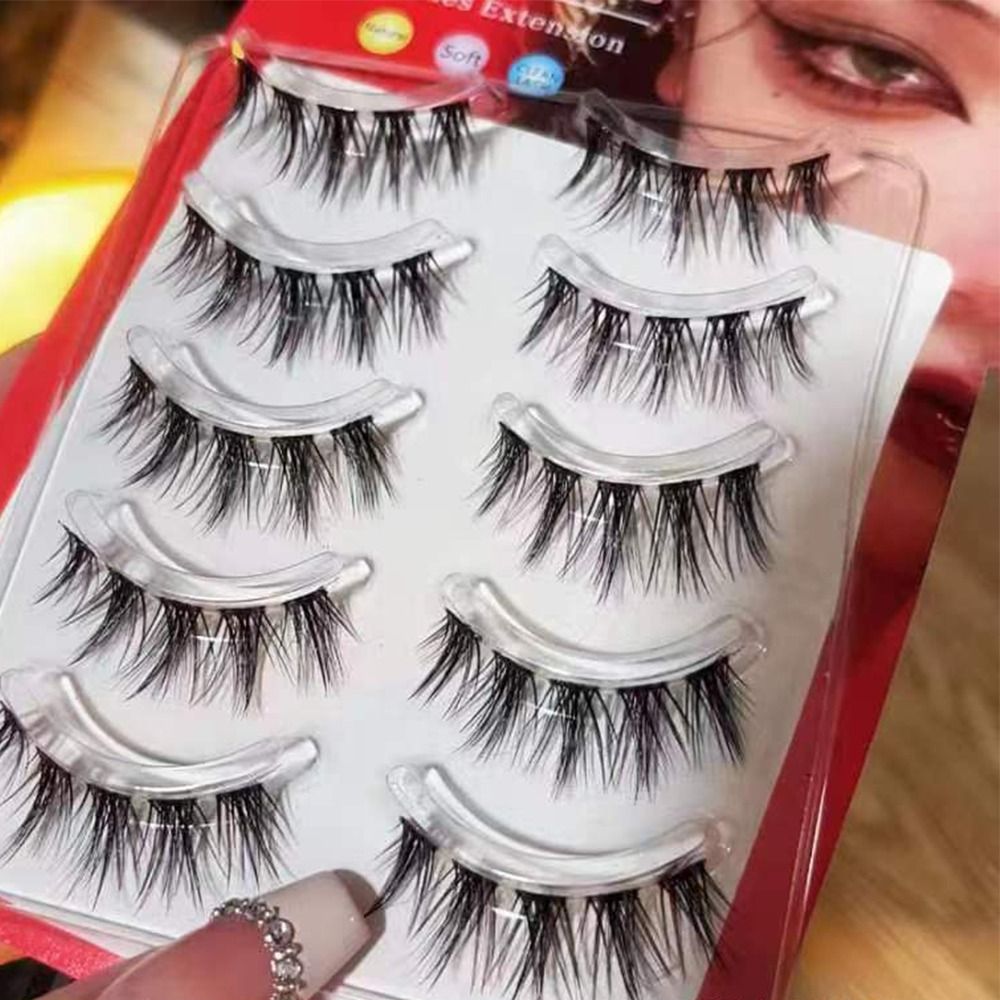 5Pairs 3D Mink kocie oko rzęsy – Eyelash Extension Volume Cat Eye recenzja i cena