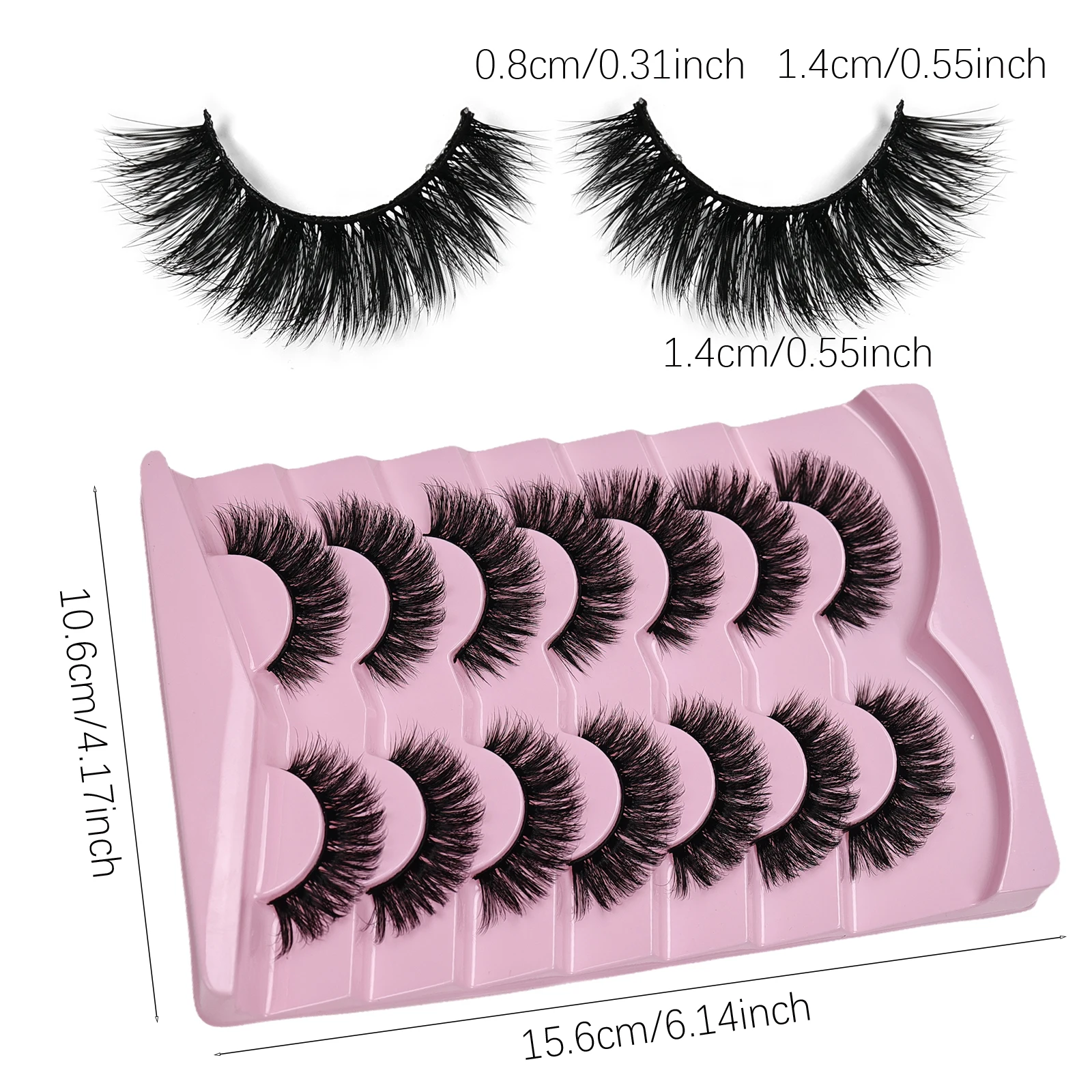 7 par kocie rzęsy objętość szt – Eyelash Extension Volume Cat Eye recenzja i cena