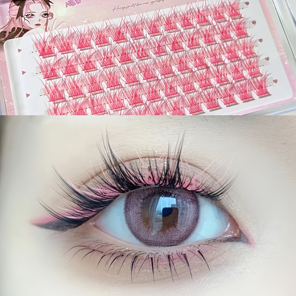 Mixiaohe Kolorowe Rzęsy 60 Kęp – Eyelash Extension Natural recenzja i cena