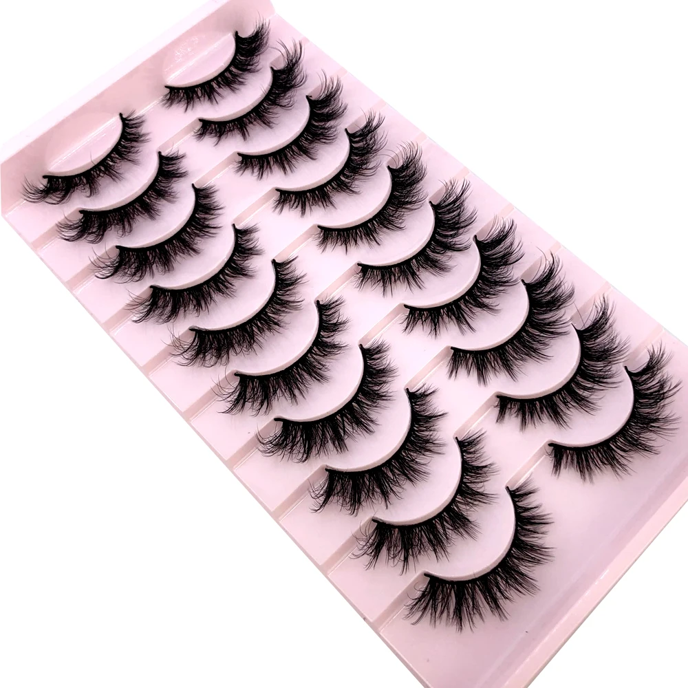 AMSDCN 9 Par Sztucznych Rzęs z – Eyelash Extension Volume Cat Eye recenzja i cena