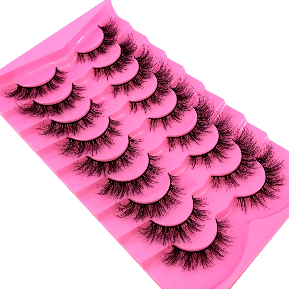 AMSDCN 9 Par Sztucznych Rzęs z – Eyelash Extension Volume Cat Eye recenzja i cena