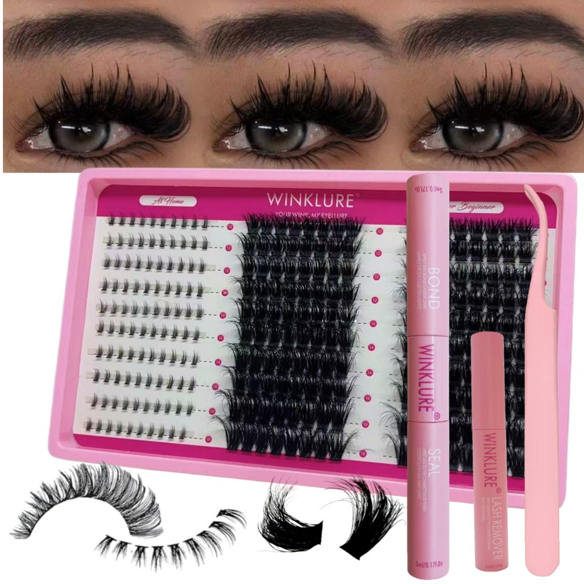 WINKLURE Zestaw Puszystych Kęp – Eyelash Extension Volume Lashes recenzja i cena