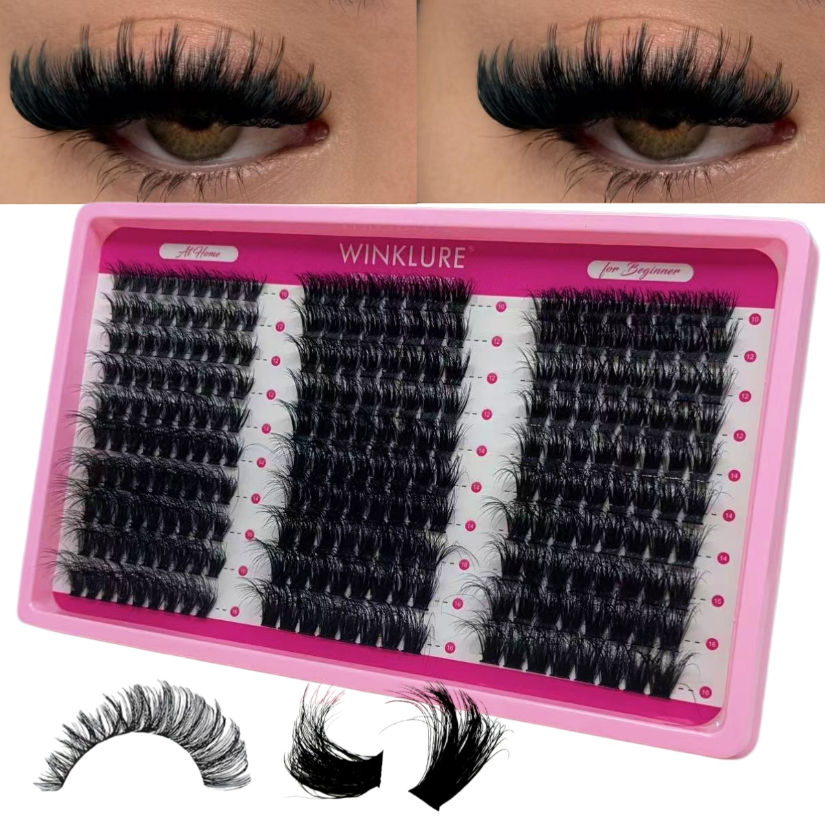 WINKLURE Zestaw Puszystych Kęp – Eyelash Extension Volume Lashes recenzja i cena