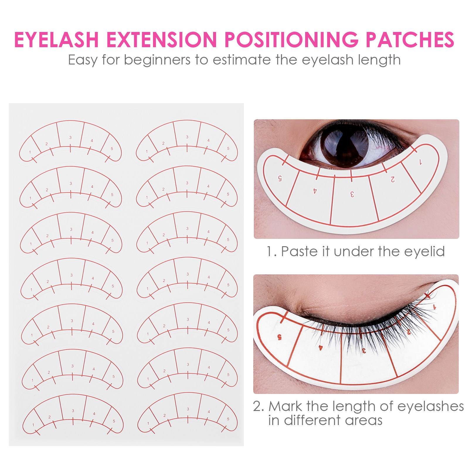 10 sztuk podkładek do pozycjon – Eyelash Extension Is Safe recenzja i cena