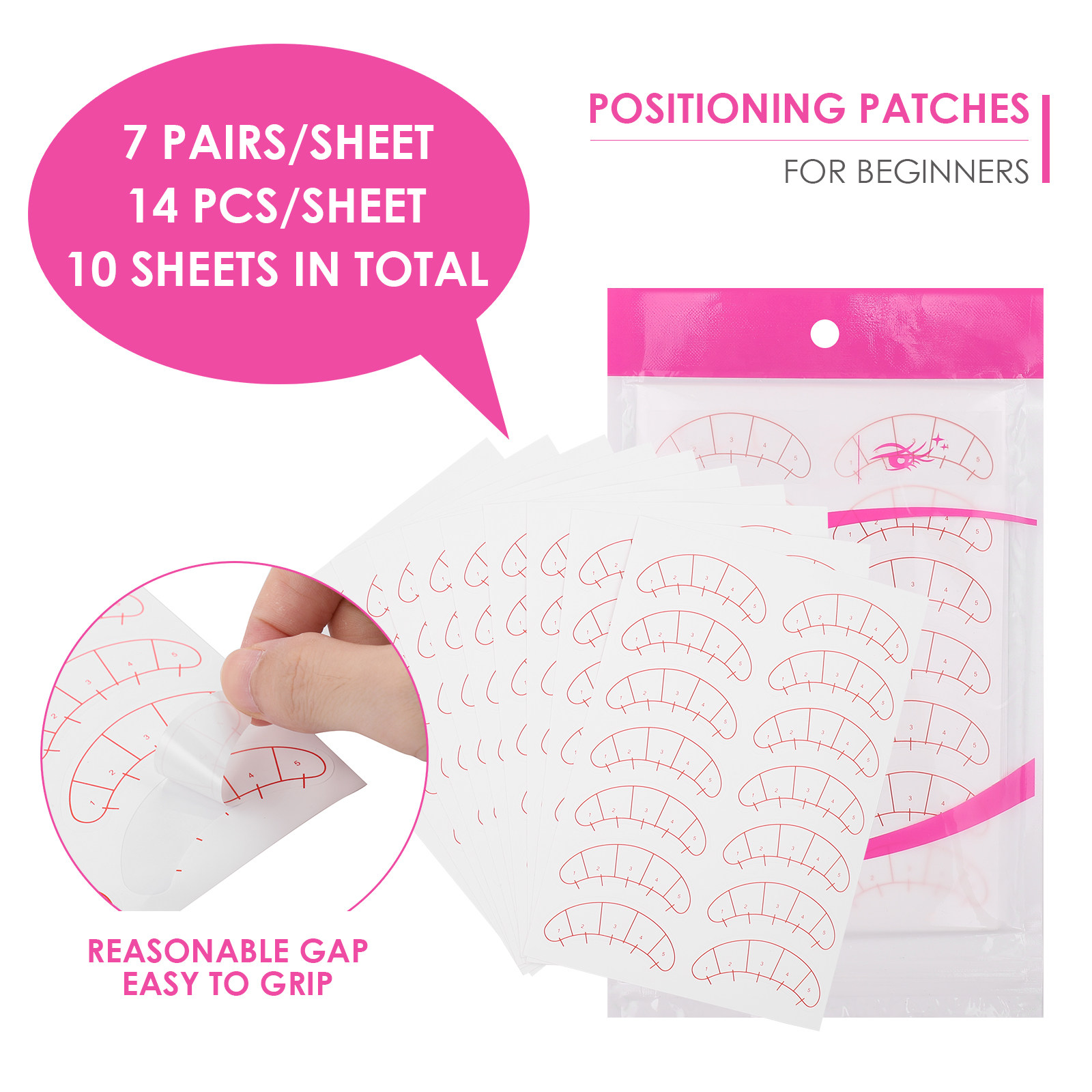 10 sztuk podkładek do pozycjon – Eyelash Extension Is Safe recenzja i cena