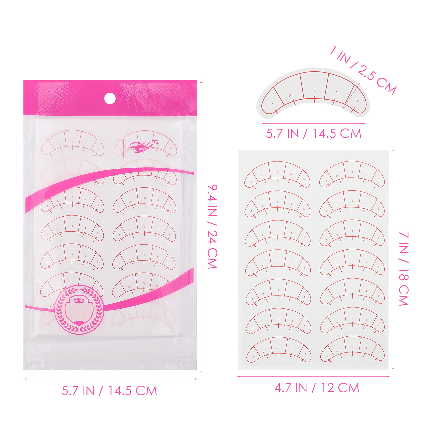 10 sztuk podkładek do pozycjon – Eyelash Extension Is Safe recenzja i cena