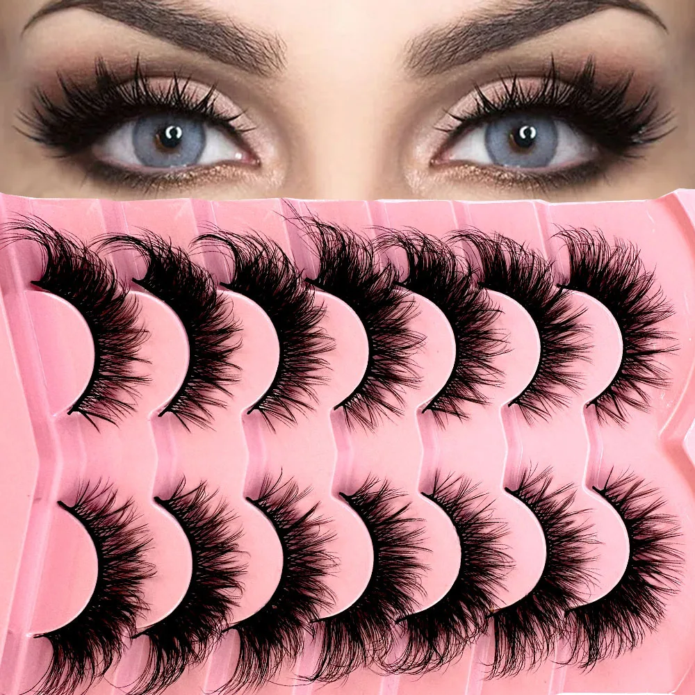 7 par grubych rzęs typu „kocie – Eyelash Extension Volume Cat Eye recenzja i cena